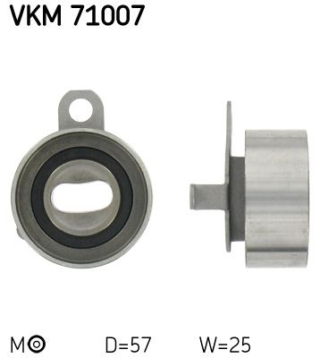 Ролик натяжителя ремня ГРМ SKF VKM71007