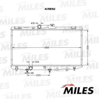 Радиатор Miles ACRB162