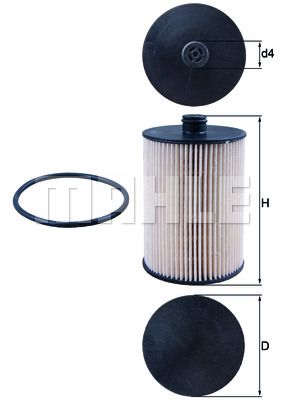 Фильтр топливный MAHLE KX226D