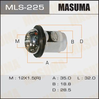 Гайка колесная Masuma MLS225
