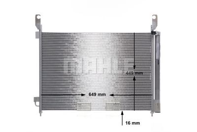 Радиатор кондиционера MAHLE AC588000P