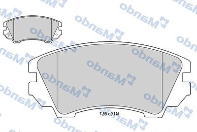 Колодки тормозные дисковые передние Mando MBF015254