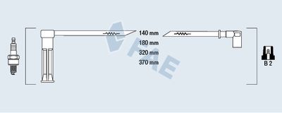 Провода зажигания FAE 85115