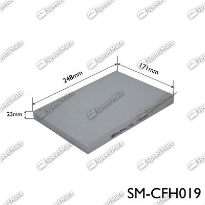 Фильтр салона SPEEDMATE SMCFH019