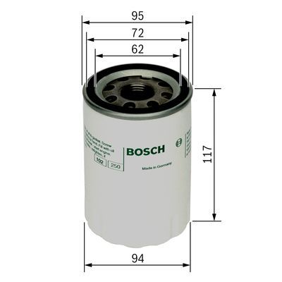 Фильтр масляный BOSCH 0451103366