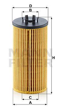 Фильтр масляный MANN-FILTER HU8351Z