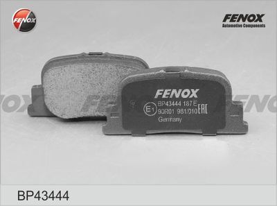 Колодки тормозные задние FENOX BP43444