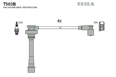 Комплект проводов TESLA T503B