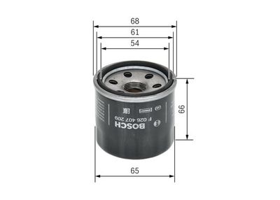 Фильтр масляный BOSCH F026407209