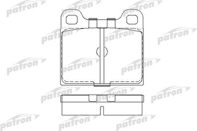 Колодки тормозные дисковые PATRON PBP002