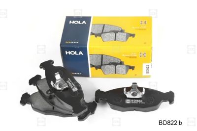 Колодки тормозные дисковые передние HOLA BD822