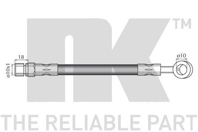 Шланг тормозной NK 855020