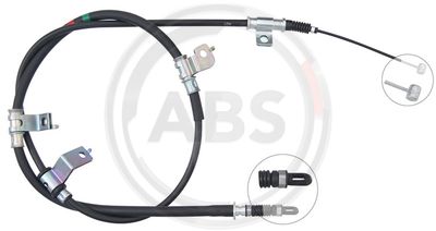 Трос стояночного тормоза левый Hyundai/Kia 597604H300