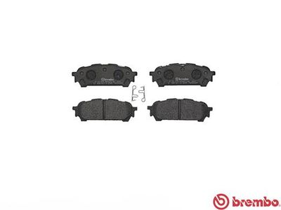 Колодки тормозные задние BREMBO P78014