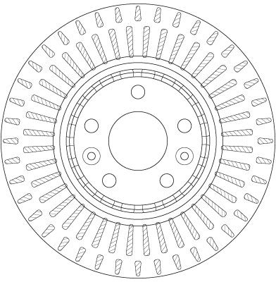 Диск тормозной TRW DF6208S