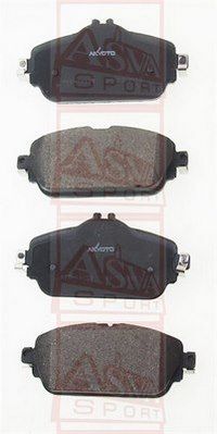 Колодки тормозные дисковые передние AKYOTO AKD16109