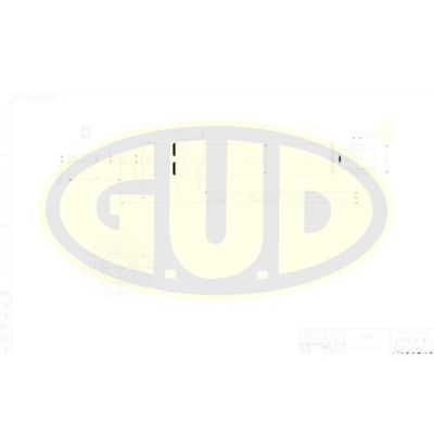 Амортизатор задний G.U.D GSA341325