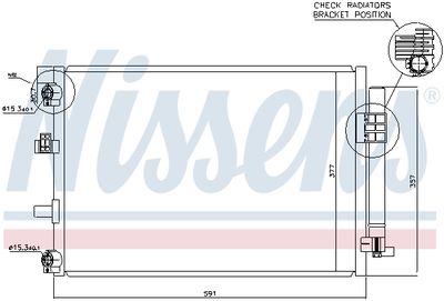 Радиатор кондиционера NISSENS 940222