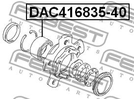Подшипник передней ступицы FEBEST DAC41683540