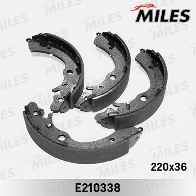 Колодки тормозные барабанные Miles E210338