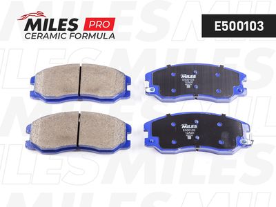 Колодки тормозные передние Miles E500103