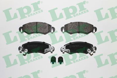 Колодки тормозные дисковые LPR 05P777