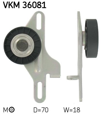 Ролик ремня приводного SKF VKM36081