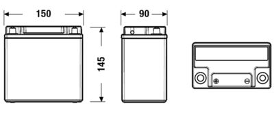 Аккумулятор Mercedes Benz A0009829608