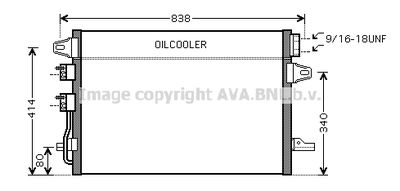 Радиатор кондиционера AVA CR5088