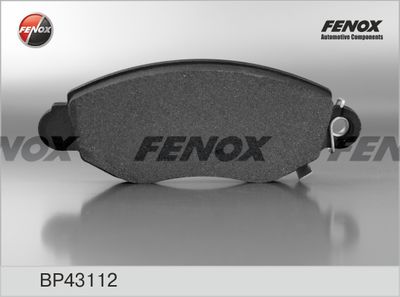 Колодки тормозные дисковые FENOX BP43112