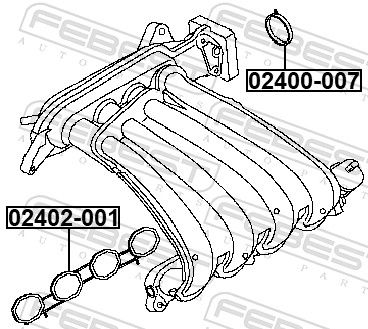 Прокладка дроссельной заслонки NISSAN 161751HC5A