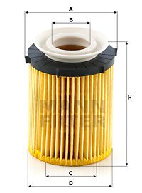 Фильтр масляный MANN-FILTER HU7116Z