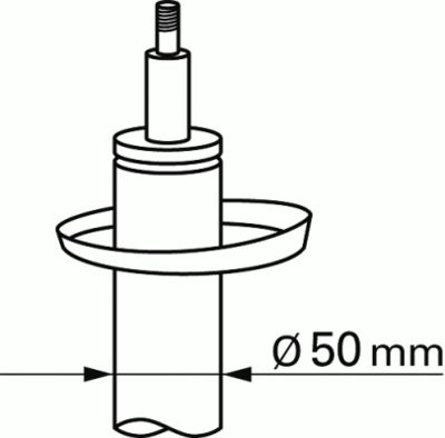 Амортизатор передний газовый SACHS 315910
