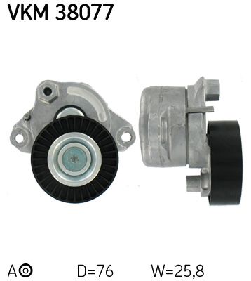 Ролик поликлинового ремня натяжной SKF VKM38077