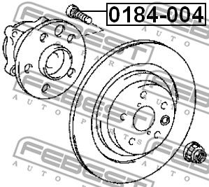 Шпилька колесная TOYOTA 9094202083