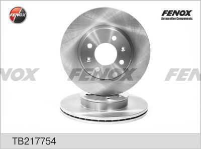 Диск тормозной передний вентилируемый FENOX TB217754