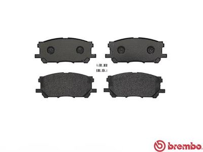 Колодки тормозные дисковые передние BREMBO P83067