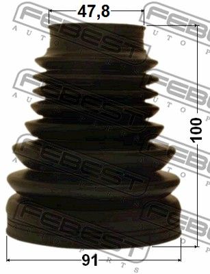 Пыльник ШРУС внутреннего комплект FEBEST 2715PXC