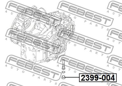 Пробка сливная масляного картера FEBEST 2399004