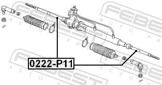 Тяга рулевая FIXAR FS0942