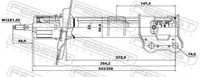 Амортизатор CTR GY1025G