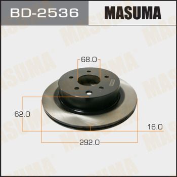 Диск тормозной Masuma BD2536