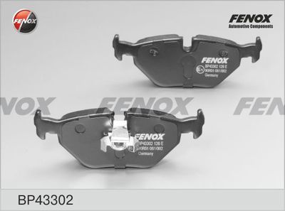 Колодки тормозные задние FENOX BP43302