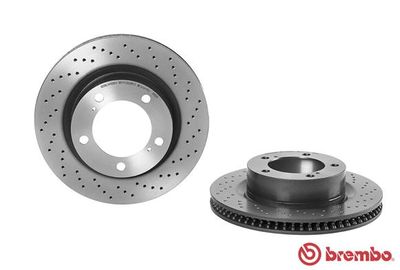 Диск тормозной передний перфорированный BREMBO 09A9661X