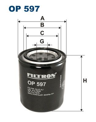 Фильтр масляный FILTRON OP597