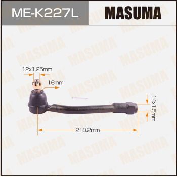 Наконечник рулевой тяги Masuma MEK227L