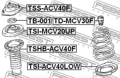 Пыльник амортизатора переднего TOYOTA 4815733072