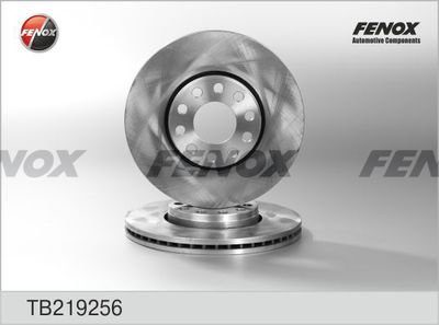 Диск тормозной передний вентилируемый FENOX TB219256