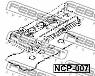 Кольцо уплотнительное свечного колодца NISSAN 1327653Y11