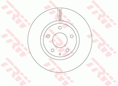 Диск тормозной передний TRW DF8052